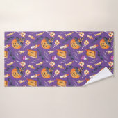 Illustration d'Halloween mignonne avec citrouille  (Serviette de bain)