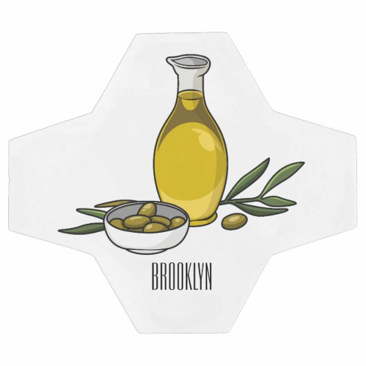 Illustration d'huile d'olive (Plat)