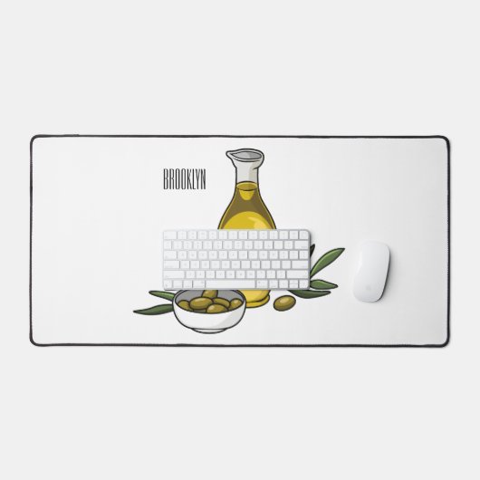 Illustration d'huile d'olive (Clavier et souris)