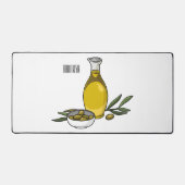 Illustration d'huile d'olive (Recto)