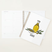 Illustration d'huile d'olive (Devant avec enveloppe)