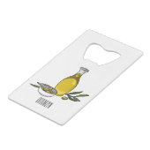 Illustration d'huile d'olive (Dos Angle)