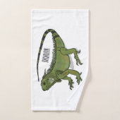 Illustration d'Iguana (Serviette à main)