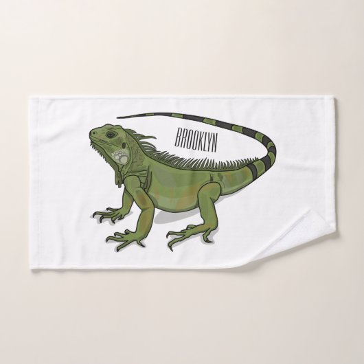 Illustration d'Iguana (Serviette à main)
