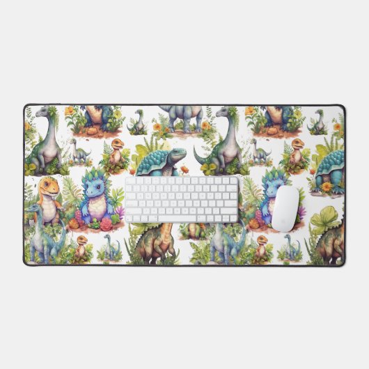 Illustration Dinosaure (Clavier et souris)