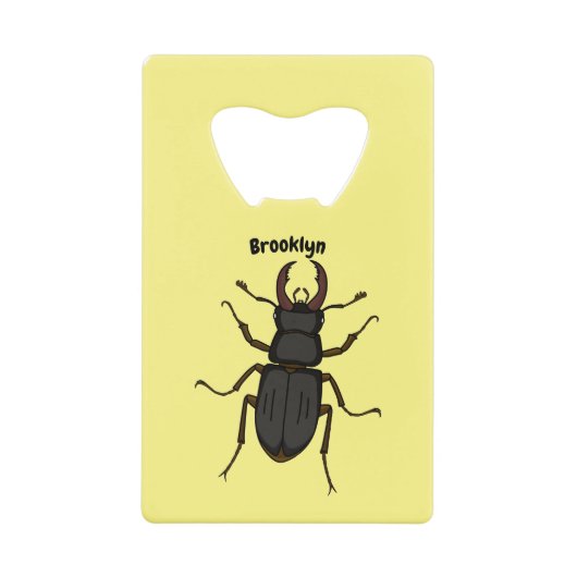 Illustration d'insecte lucane cerf (Devant)