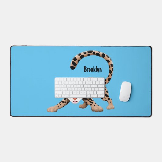 Illustration d'ocelot mignon (Clavier et souris)