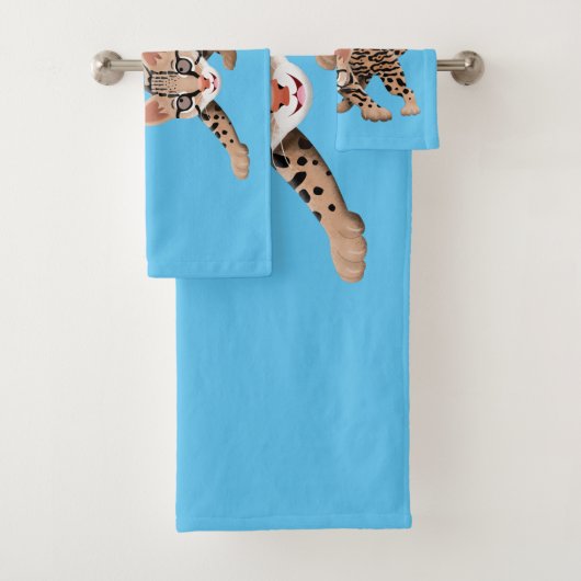 Illustration d'ocelot mignon (En situation)