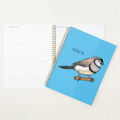 Illustration d'oiseau à deux barreaux (Devant avec enveloppe)