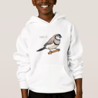 Illustration d'oiseau à deux barreaux