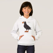 Illustration d'oiseau bouffon touffu (Devant entier)
