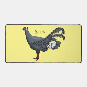 Illustration d'oiseau de faisan à oreilles bleues