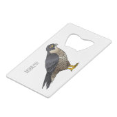 Illustration d'oiseau de faucon pèlerin (Devant Angle)
