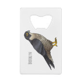 Illustration d'oiseau de faucon pèlerin (Dos)