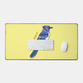 Illustration d'oiseau de jay bleu (Clavier et souris)