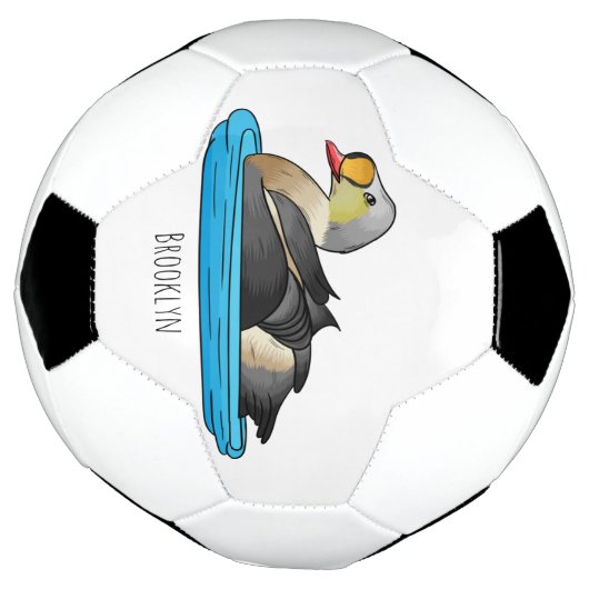 Illustration d'oiseau de l'eider King (Tourné)