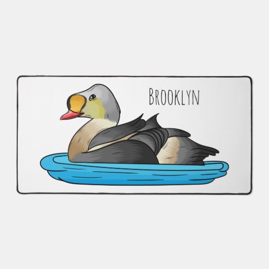 Illustration d'oiseau de l'eider King (Recto)