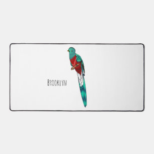 Illustration d'oiseau de quetzal resplendissant