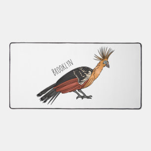 Illustration d'oiseau Hoatzin