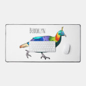 Illustration d'oiseau monal himalayen (Clavier et souris)