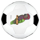 Illustration d'oiseau perroquet à tête de faucon (Tourné)