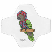 Illustration d'oiseau perroquet à tête de faucon (Plat)