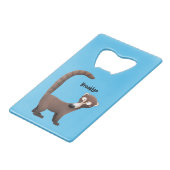 Illustration drôle curieuse de dessin animé de coa (Devant Angle)