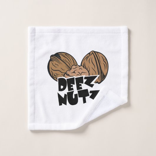 Illustration drôle de Deez Nutz (Gant de toilette)