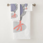 Illustration drôle de pigeon curieux (En situation)