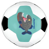 Illustration drôle de piranha affamée (Tourné)