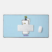 Illustration drôle de réfrigérateur (Clavier et souris)