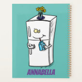 Illustration drôle de réfrigérateur (Dos)