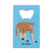 Illustration drôle de singe proboscis (Dos)