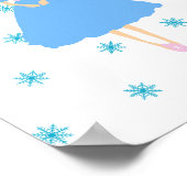 Illustration du ballet de cétacés Poster de Clara (Coin)