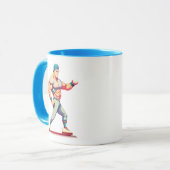 Illustration du baseball Combo Mug (Devant gauche)