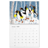 Illustration du calendrier Caroline Bonne Müller (Jan 2027)