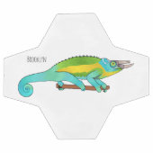 Illustration du caméléon de Jackson (Plat)
