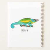 Illustration du caméléon de Jackson (Dos)