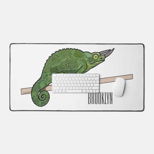 Illustration du caméléon de Jackson (Clavier et souris)