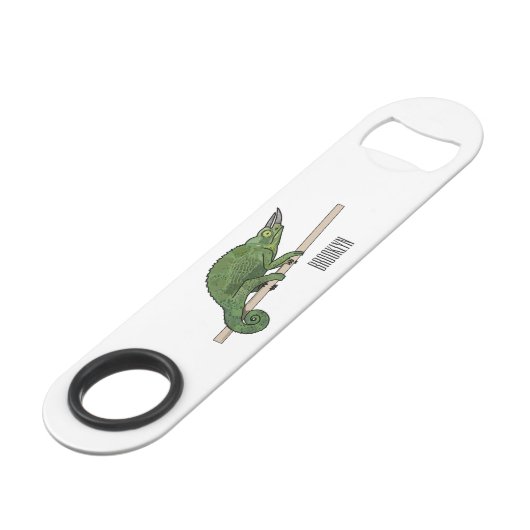 Illustration du caméléon de Jackson (Dos Angle)