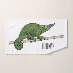 Illustration du caméléon de Jackson