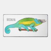 Illustration du caméléon de Jackson (Recto)