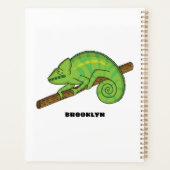 Illustration du caméléon de la parson (Dos)