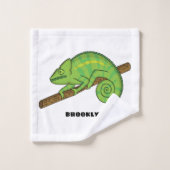 Illustration du caméléon de la parson (Gant de toilette)