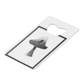 Illustration du champignon noir et blanc (Devant Angle)