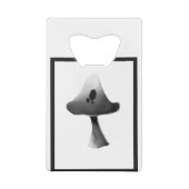 Illustration du champignon noir et blanc (Dos)