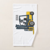 Illustration du chariot élévateur (Serviette à main)