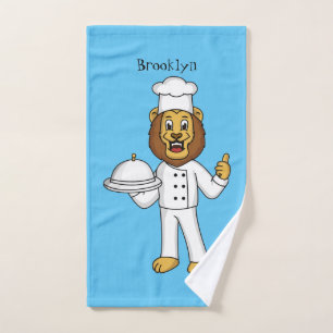 Illustration du chef mignon lion
