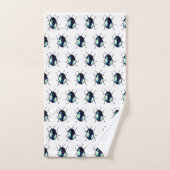 Illustration du coléoptère bleu brillant (Serviette à main)