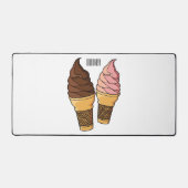 Illustration du cône de crème glacée (Recto)